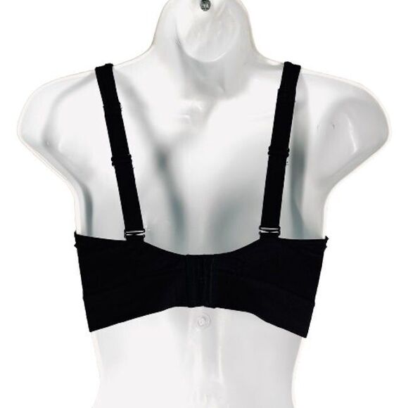 Hanes Bra XXL Black Womens Comfort Flex Wireless Convertible Straps 2XL - Picture 5 of 7